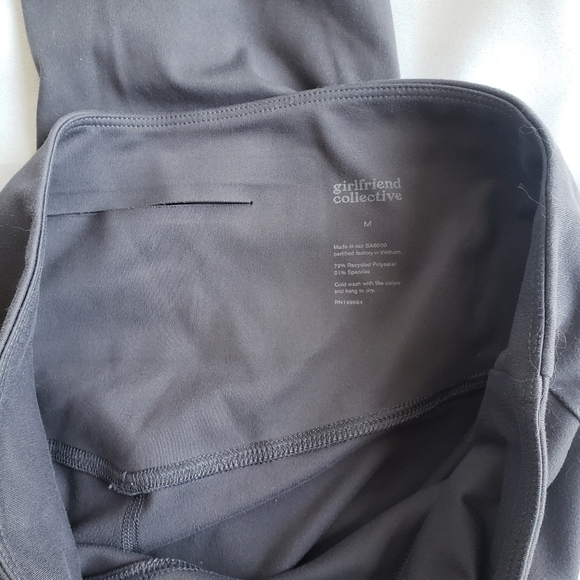 Girlfriend Collective Dark Grey High Rise Leggings Medium Compressive - Picture 13 of 13